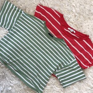 2 short sleeve, short tshirt, medium